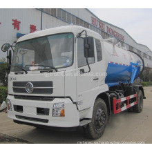 10000 Littles DongFeng TianJin limpieza y camión de alcantarilla de succión / Vacío camión de succión de aguas residuales / camión de succión de aguas residuales